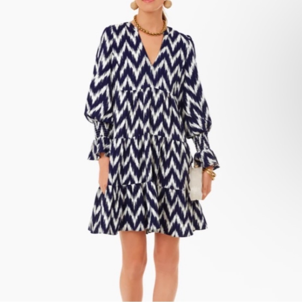 Pomander Place by Tuckernuck Navy Ikat Kenzo mini dress